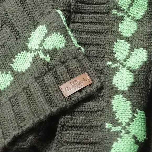 Glenrua green scarf from Ireland - Picture 5 of 5